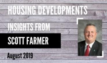 Foreclosure Prevention Fund Protects #Possibilities for 29,000 North Carolinians Photo of Scott Farmer with text that says "Housing Developments: Insights from Scott Farmer August 2019"